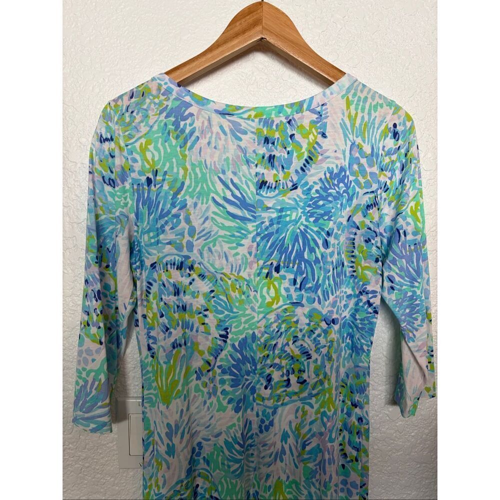 Lilly Pulitzer Palmetto Dress in Multi Shell of a Party Blue Size S - Picture 9 of 12